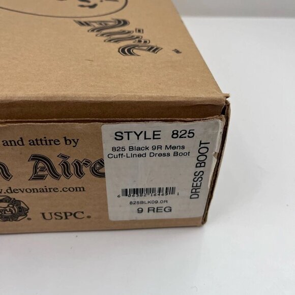 Devon Aire Cuff Lined Dress Boot Men’s 9 Style 825 - Picture 4 of 11